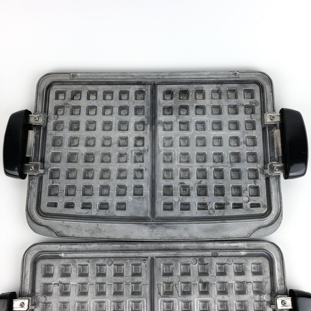George Foreman Evolve Grille Griddle Waffle Plates TSK-2610 #1 & #3 Upper Lower