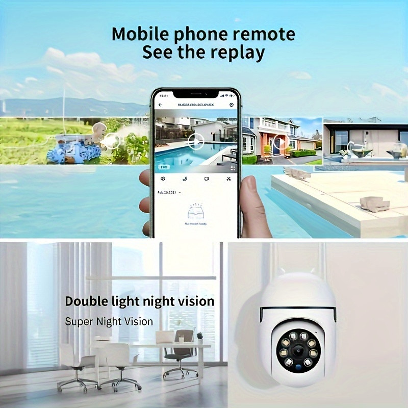 5G & 2.4G WiFi Security Camera 2K Wireless Home Camera Easy Install
