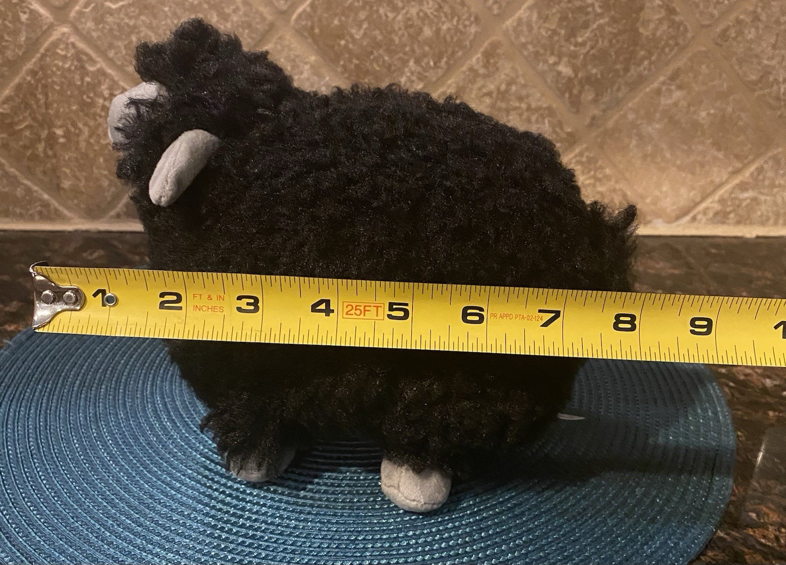 HTF JELLYCAT Rolbie Black Sheep 8" Retired Plush Stuffed Toy New With Tags