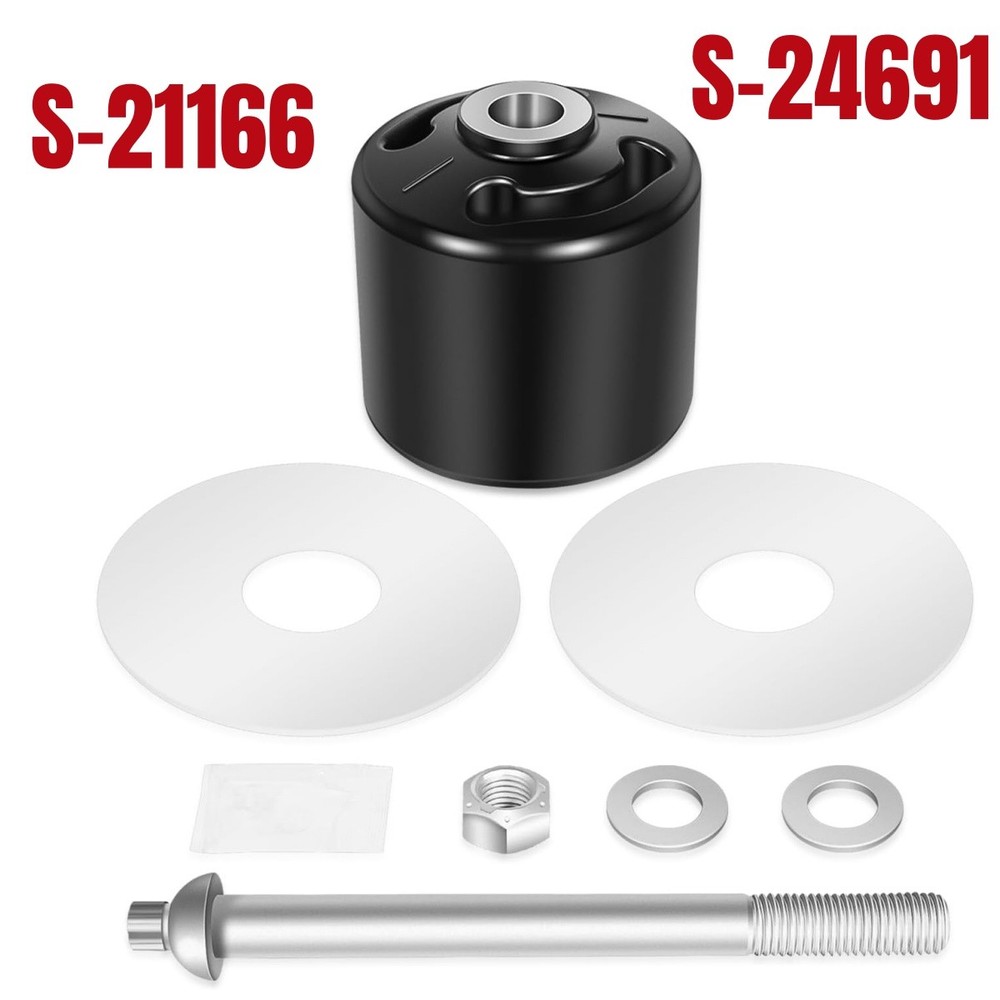 For Hendrickson Quik-Align Pivot Bolt Bushing Kit with Alignment Collar S-21166