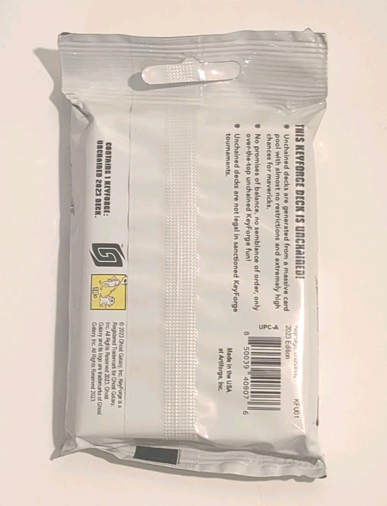KeyForge - Unchained - Archon Deck - 2023 Edition - Ghost Galaxy - New / Sealed
