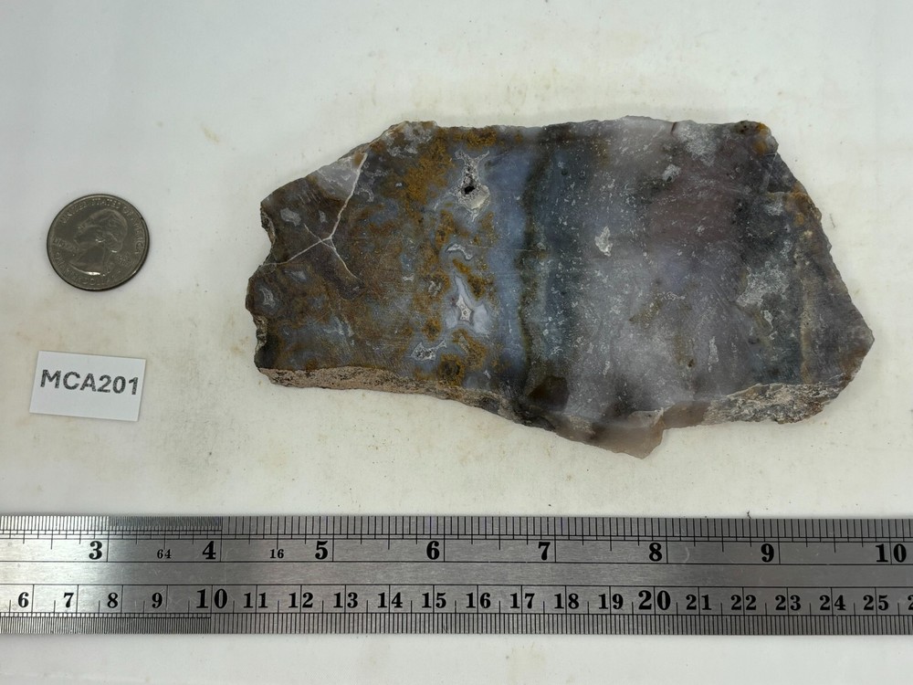 Mexican Cathedral Agate Slab Cabbing Lapidary Combo Ship Avail