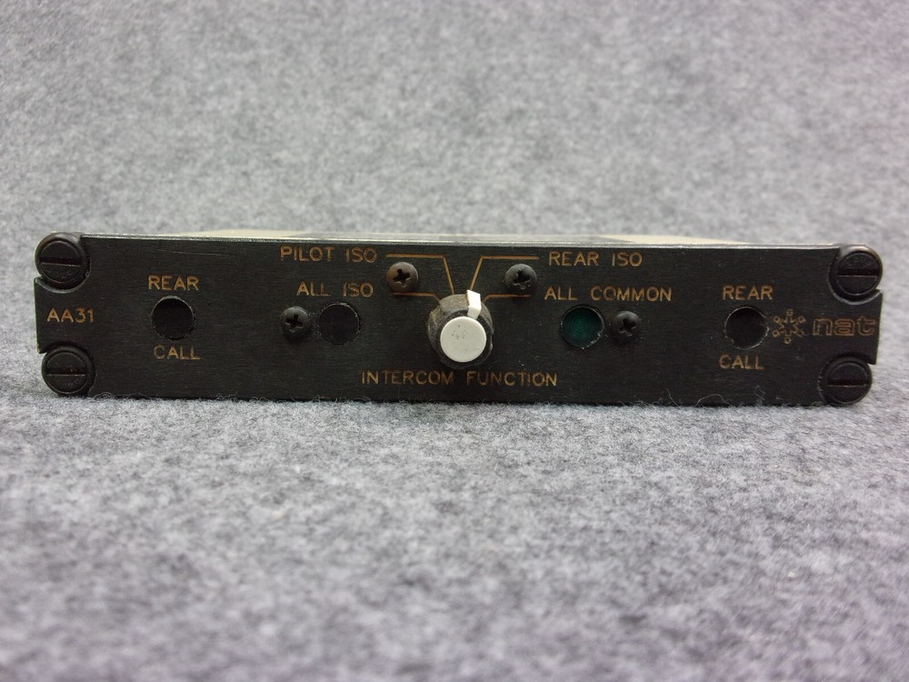 NAT Northern Airborne Technology Intercom Mode Selector P/N AA31-001