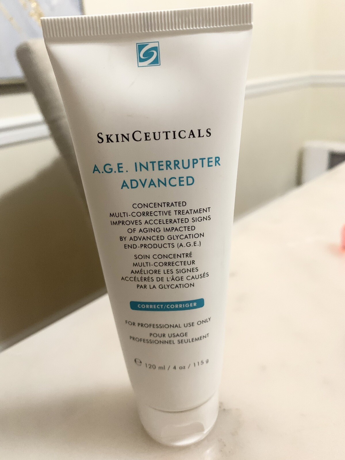 SKINCEUTICALS  AGE INTERRUPTER ADVANCED  FACE CREAM PROFESSIONAL SIZE 4 OZ FRESH