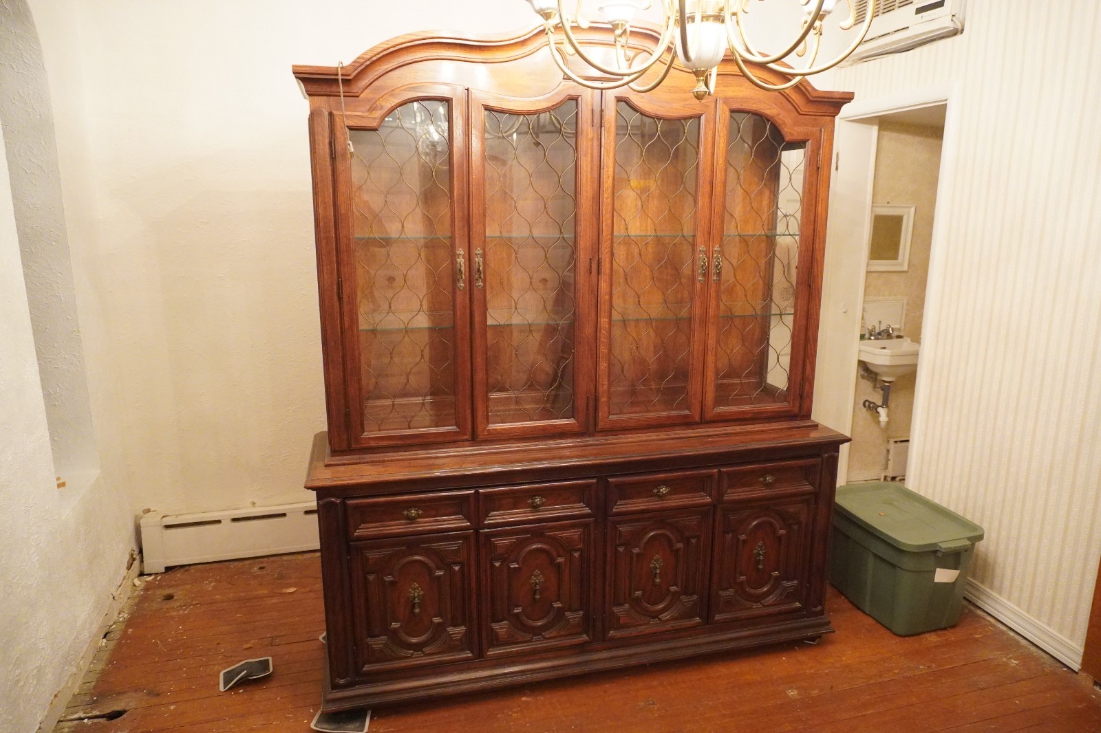 Thomasville Mahogany Breakfront