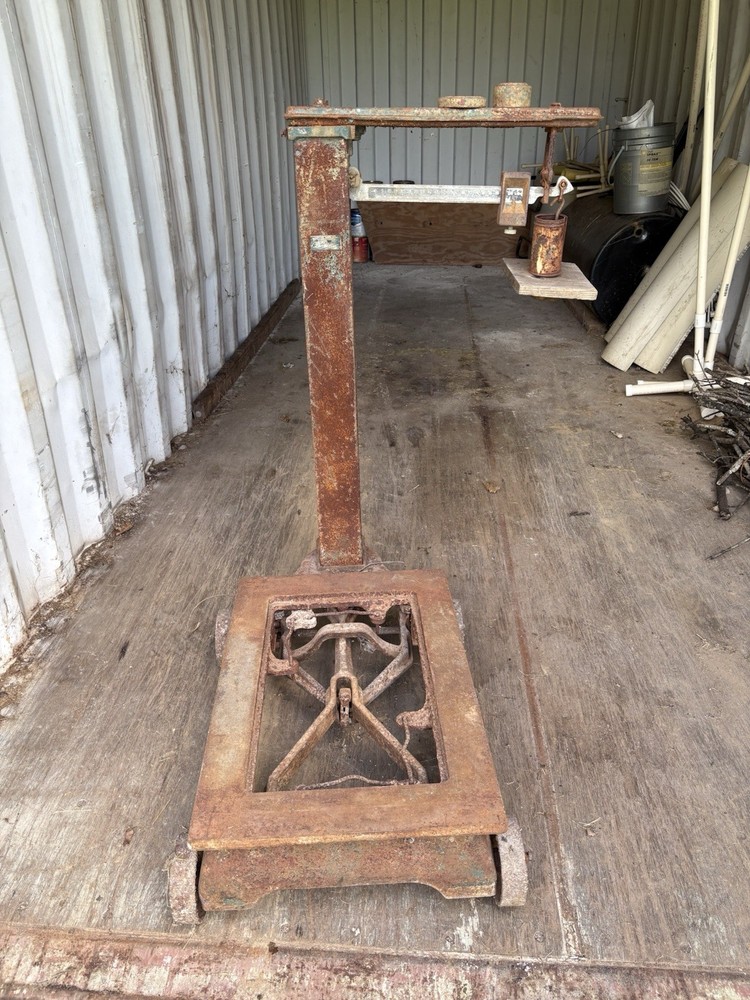 Antique Fairbanks Cast Iron Platform Scale
