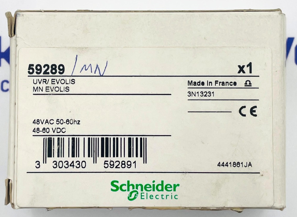 SCHNEIDER ELECTRIC 59289 Undervoltage Release