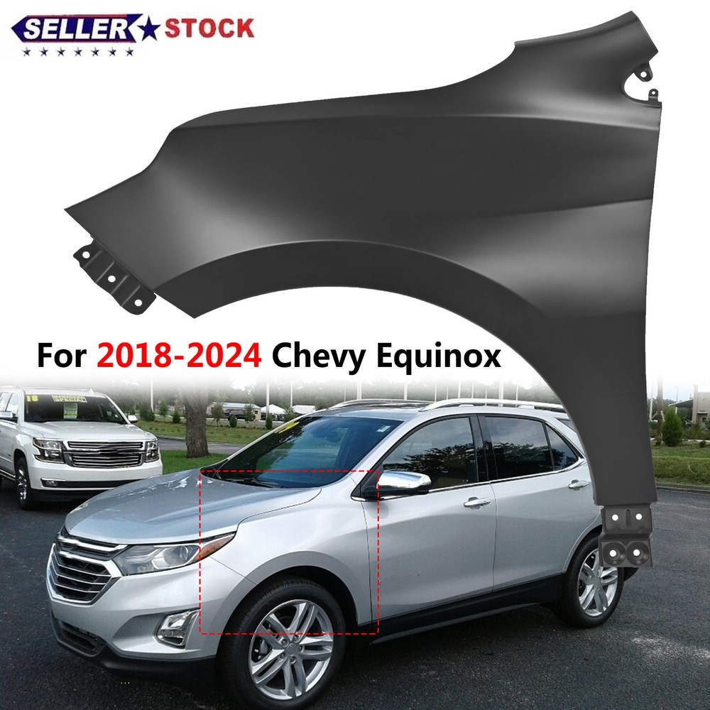 Fender Panel Fits 2018-2024 Chevy Equinox Front Left Driver Side 84751396