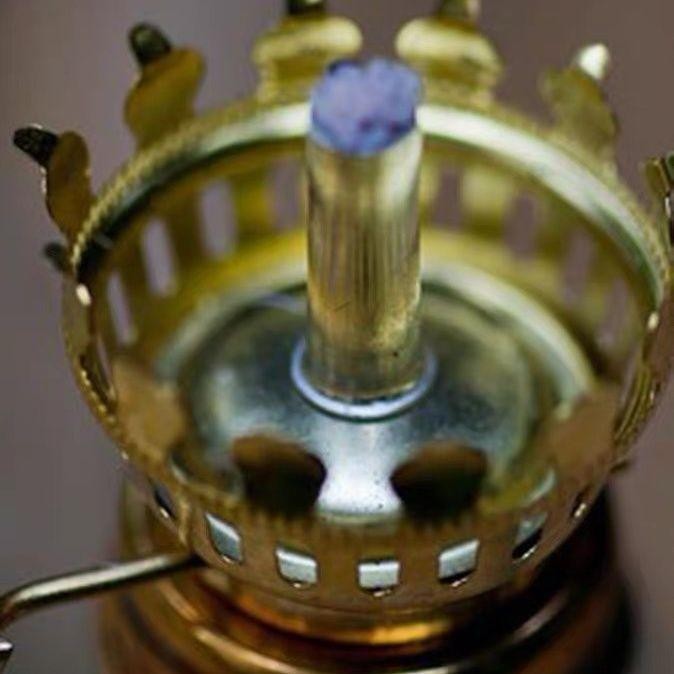 Rustic Oil Lamp Lantern Vintage Glass Kerosene Chamber Oil Lighting Lantern Home