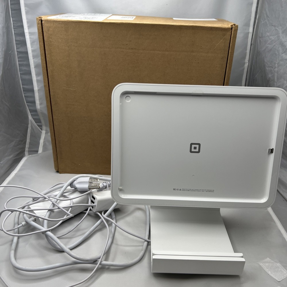 Square Stand POS Terminal Model S089 -untested - Stand With AC adapter