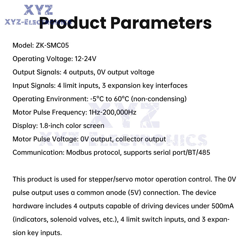 SMC05 Stepper Servo Motor Pulse Controller with Forward/Reverse Speed Control