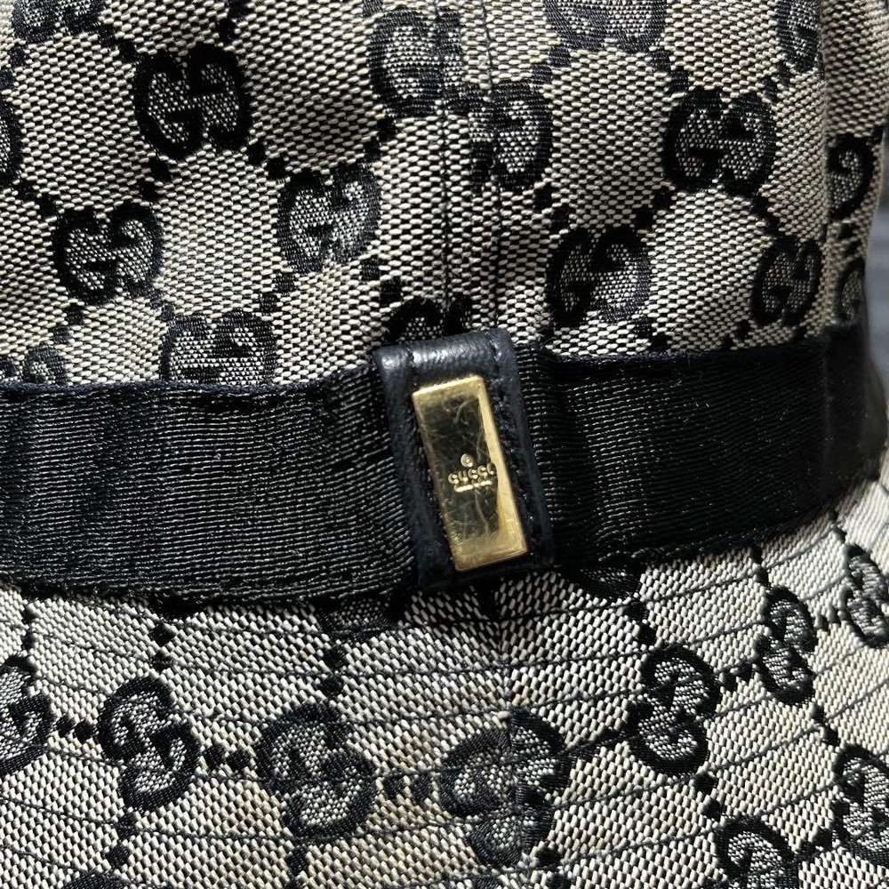 Gucci Gg Pattern Hat Beige/Black