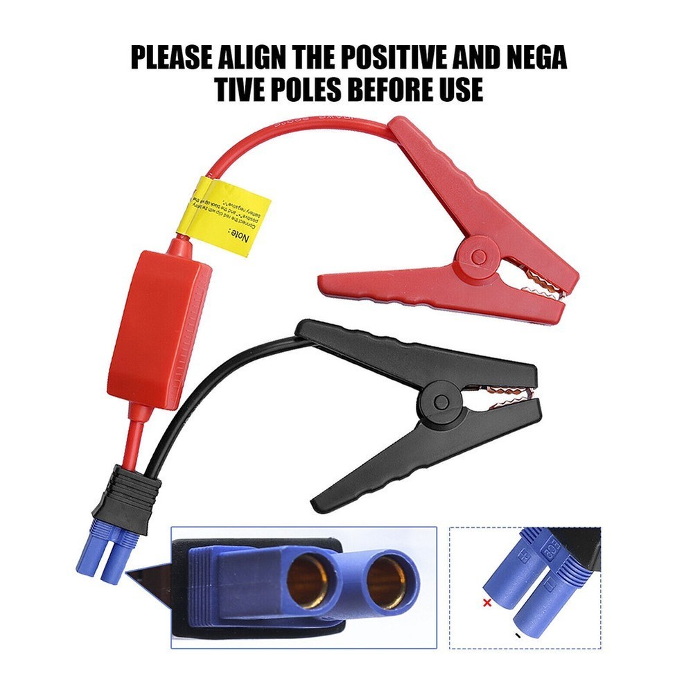 Quality Car Jump Starter Clip Cable Reliable Battery Boost 12V