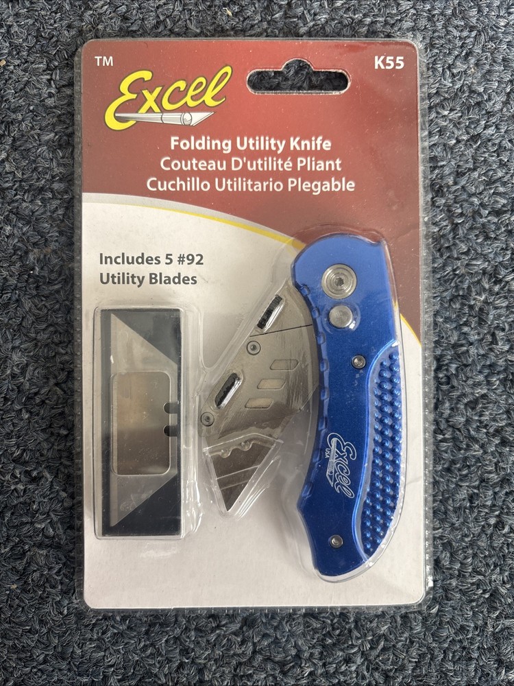 Utility Knife -   with 3 blades