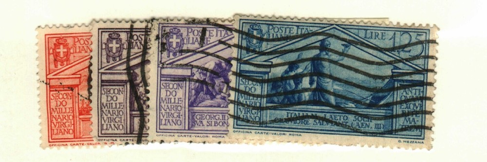Italy #249, 251-2, 254 used