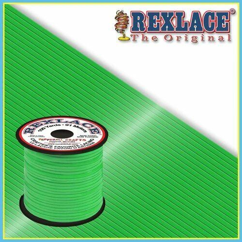 Neon Green Plastic Rexlace 100 Yards