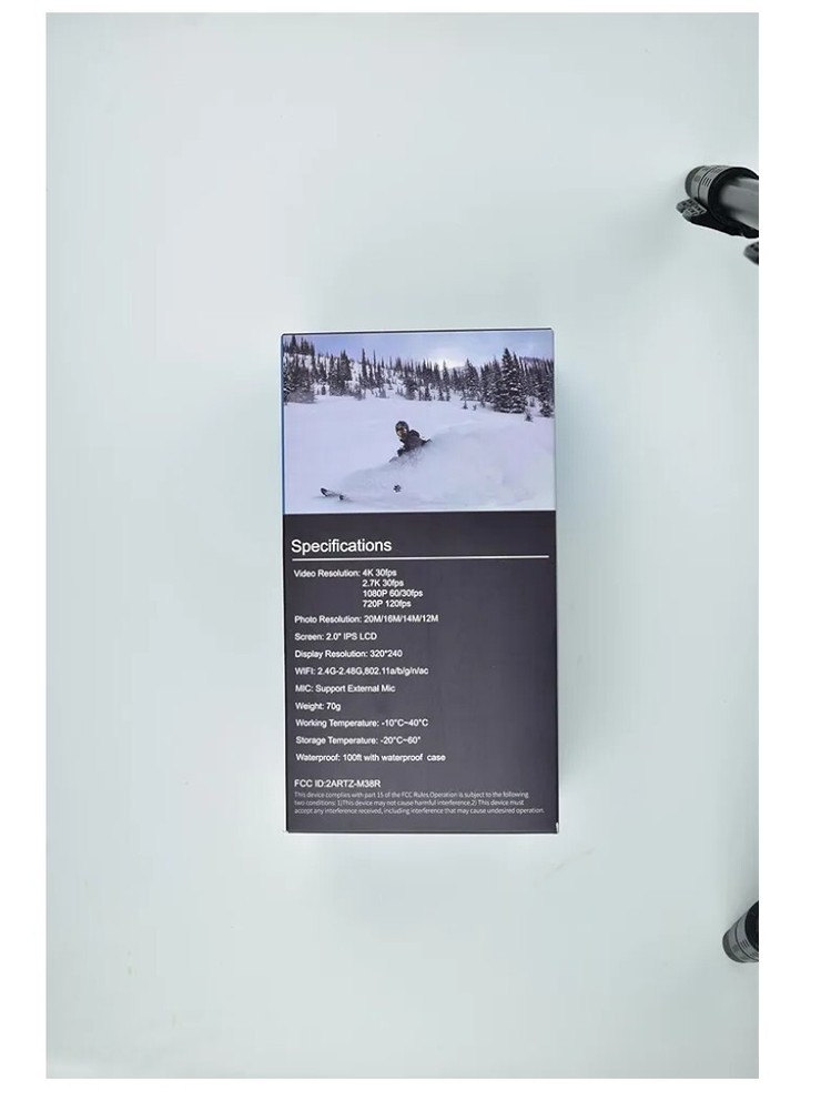 4K Action Camera 30fps