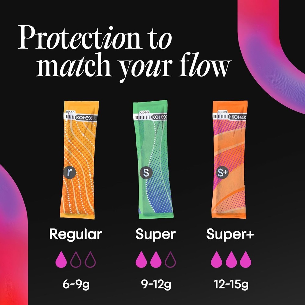 U by Click Compact Multipack Tampons, Regular/Super Absorbency, Unscented, 45...