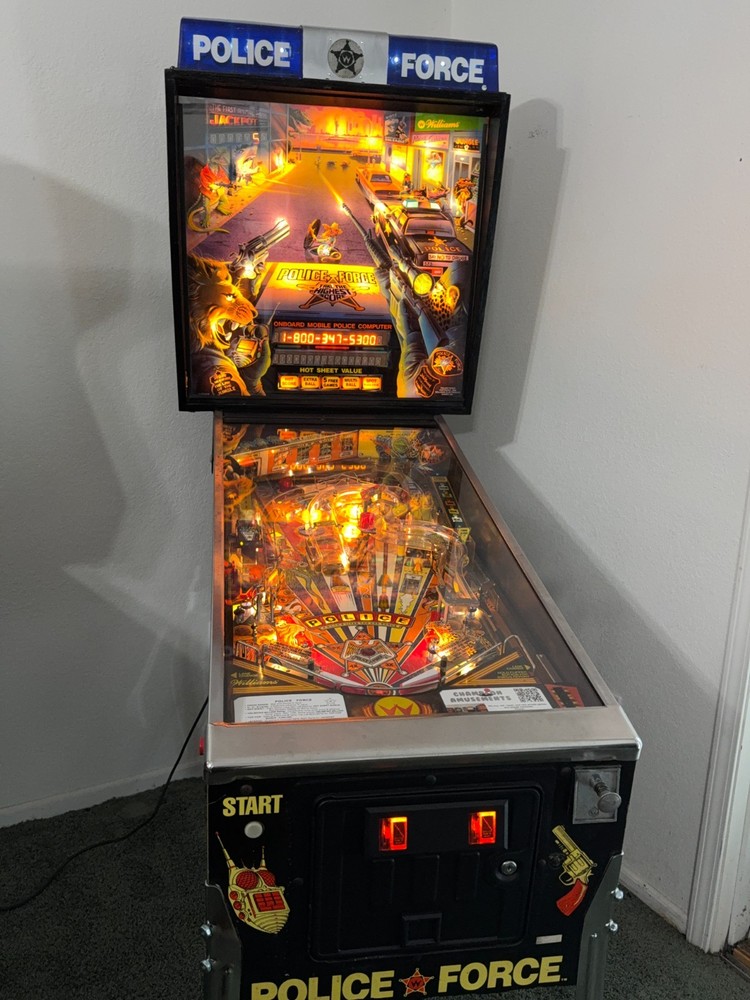 Police Force Pinball Machine
