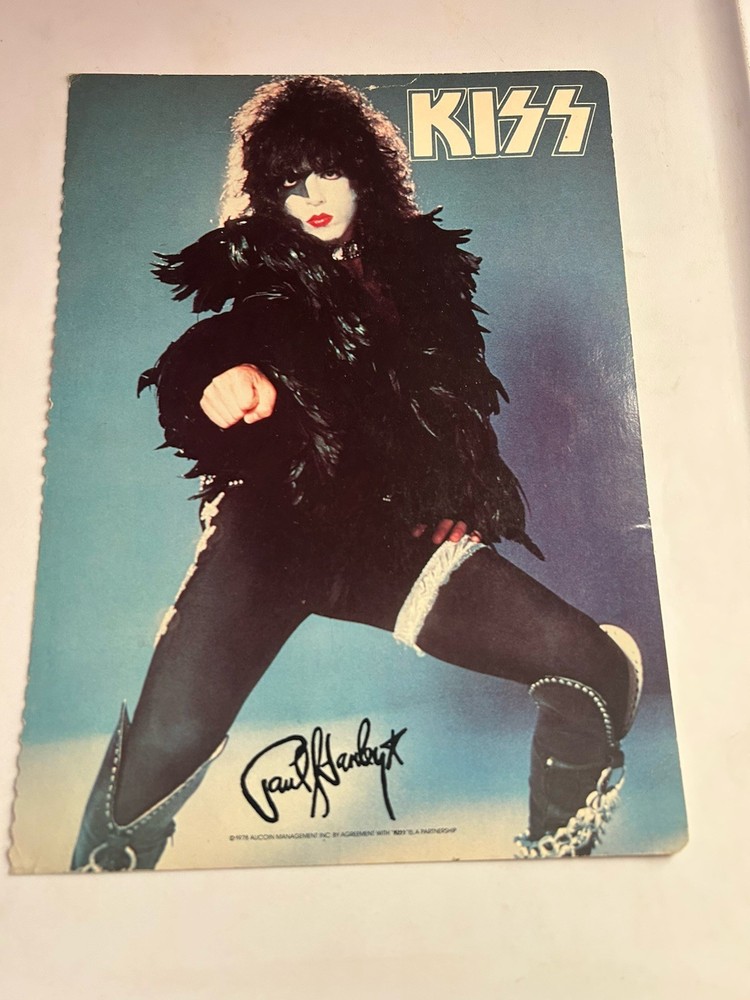 KISS Paul Stanley 1978 Aucoin Spiral Notebook Cover Only! Free Shipping!