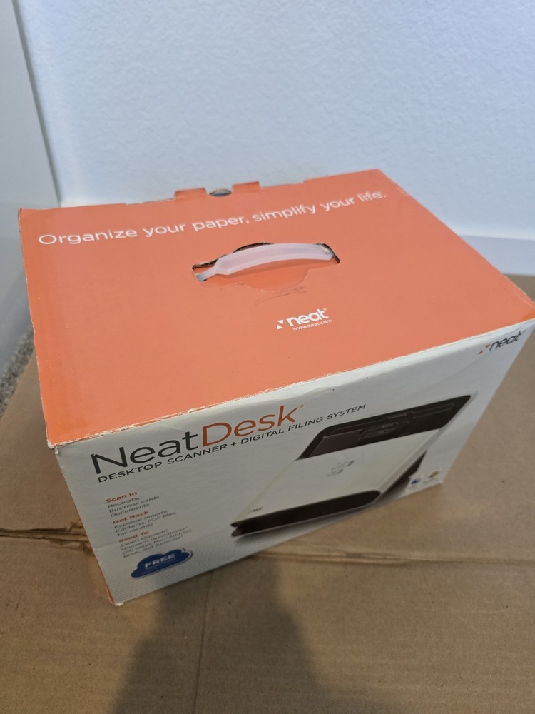 NeatDesk ND-1000 Desktop Scanner Digital Document Filing System OPEN BOX No CD