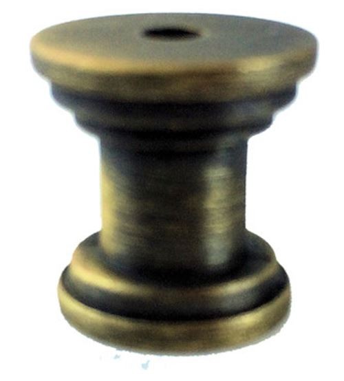 Knob or Pull Making Base - Antique Brass - 16x16mm
