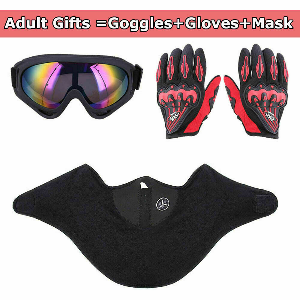 DOT Motorcycle Adult Helmet /Goggles /Gloves Motocross MX ATV Dirt Bike Off Road