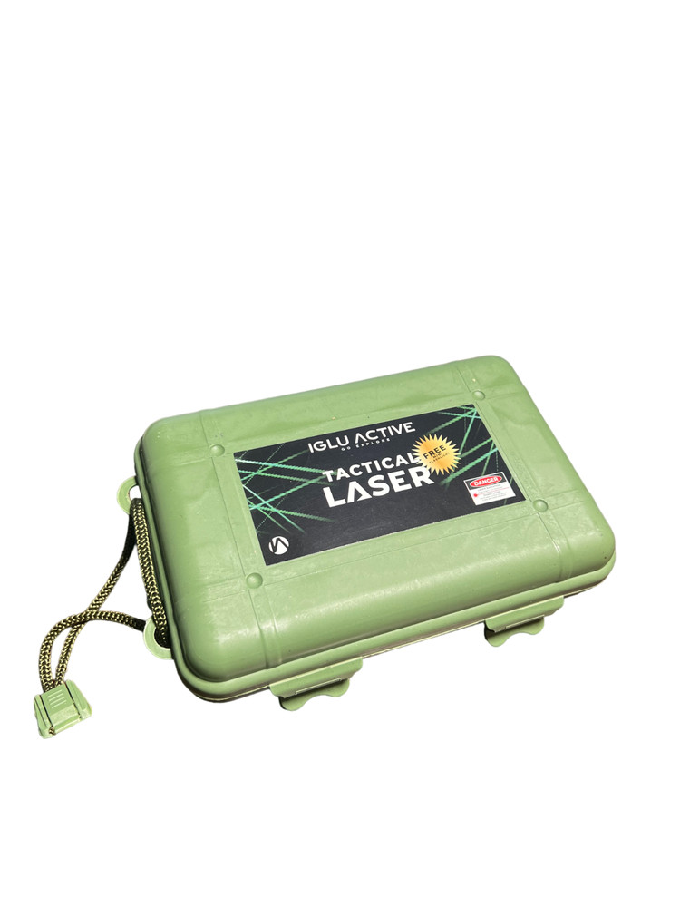 GREEN LASER POINTER High Power + Free Pocket Flashlight and Case