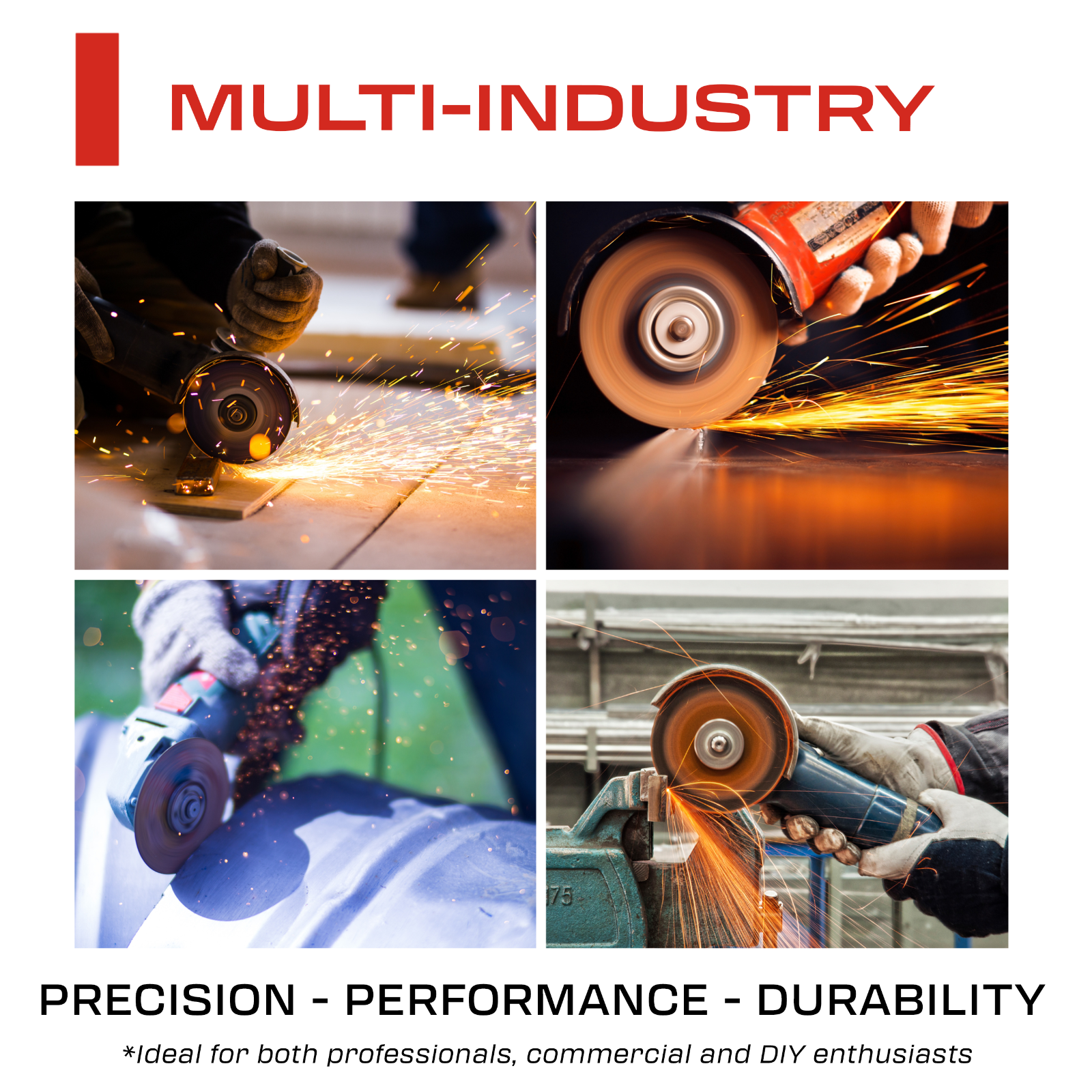 Sidco Supply 6 Inch Cut Off Wheel - Precision Smooth Cutting - Abrasive Cut off