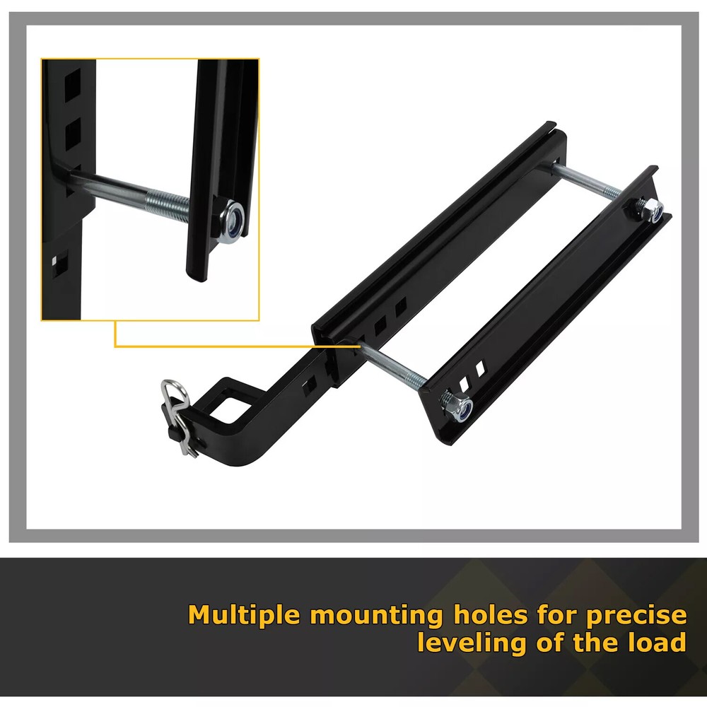 Adjustable Equalizer Distribution Hitch Bracket Support For 10in Trailer Frames