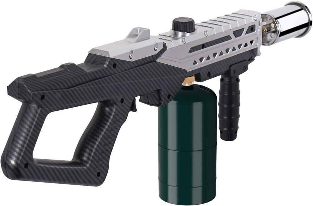 Propane Torch Head, Powerful Flame Thrower Gun, Adjustable Charcoal Lighter, ...