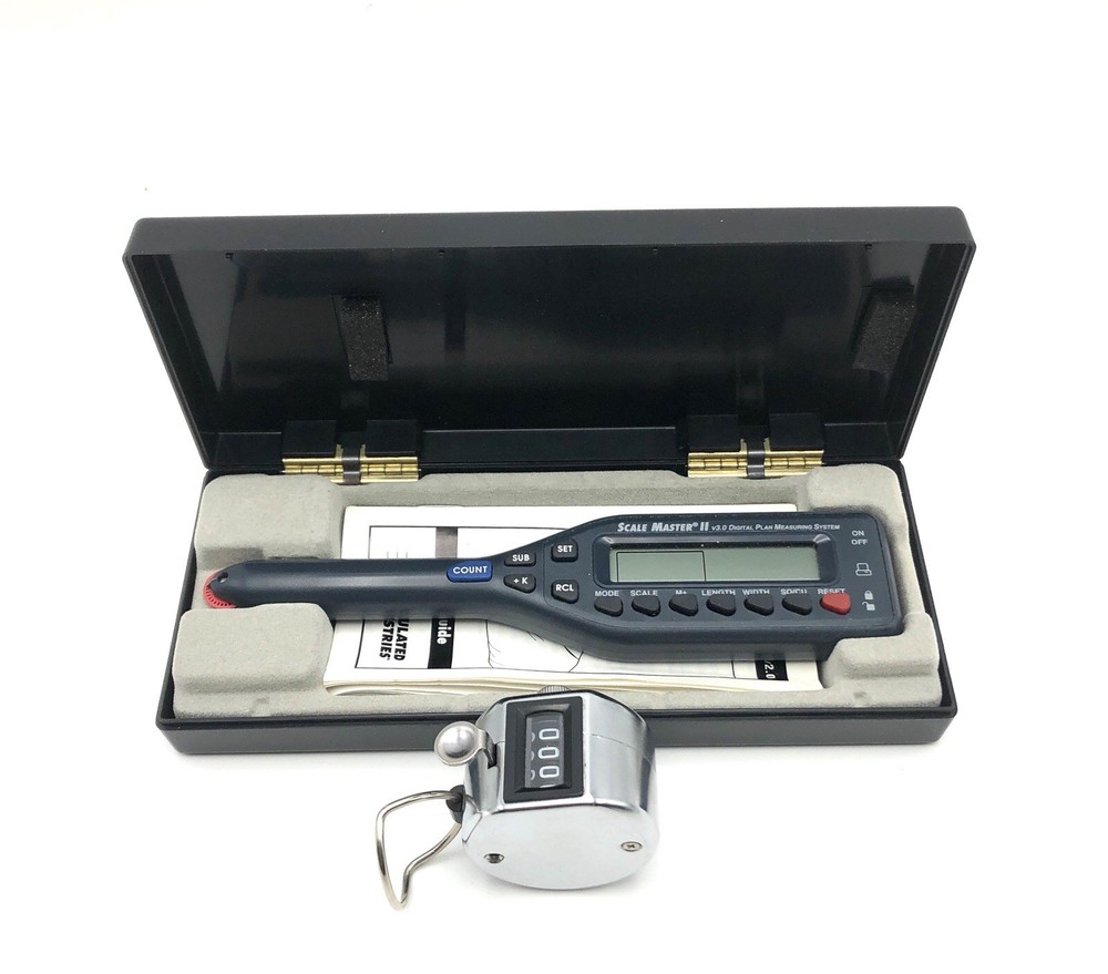 SCALE MASTER II V3.0 MODEL 6130 DIGITAL PLAN MEASURING TOOL