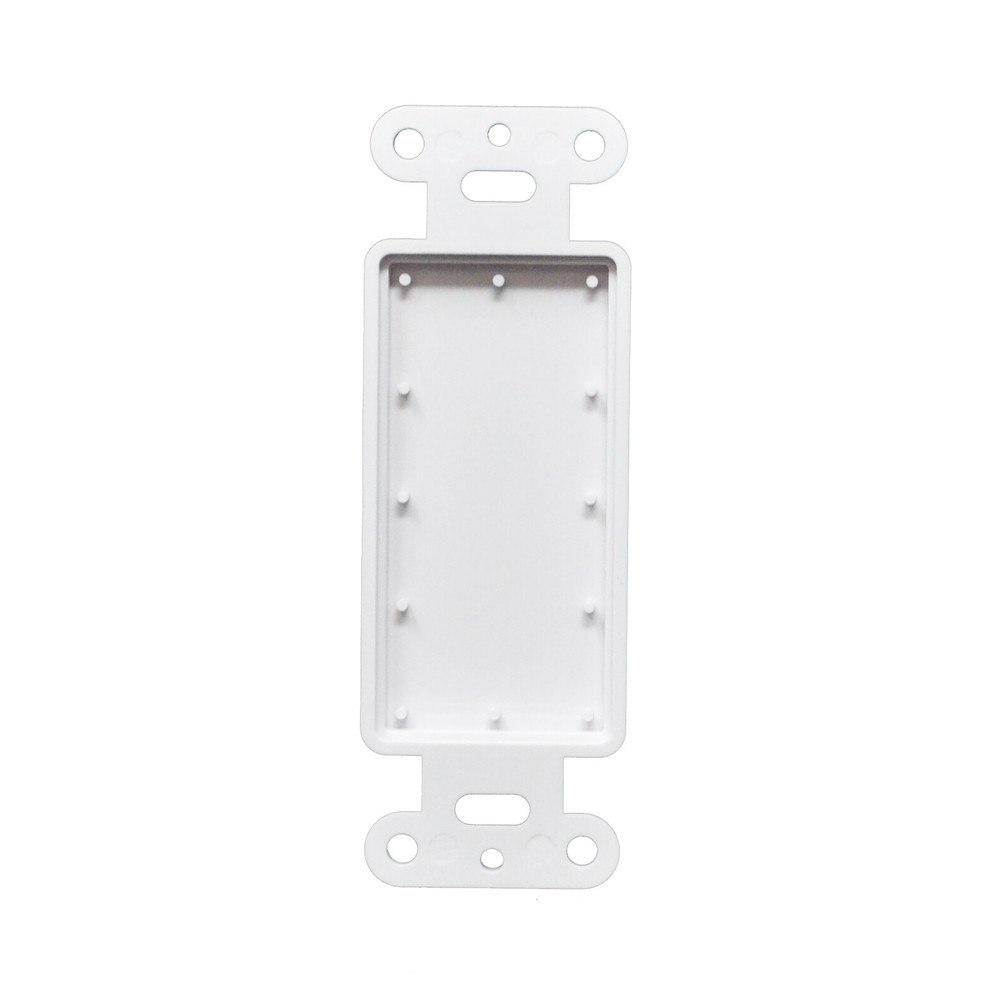 50pcs 1 Gang Decorator Blank Wall Plate Insert White