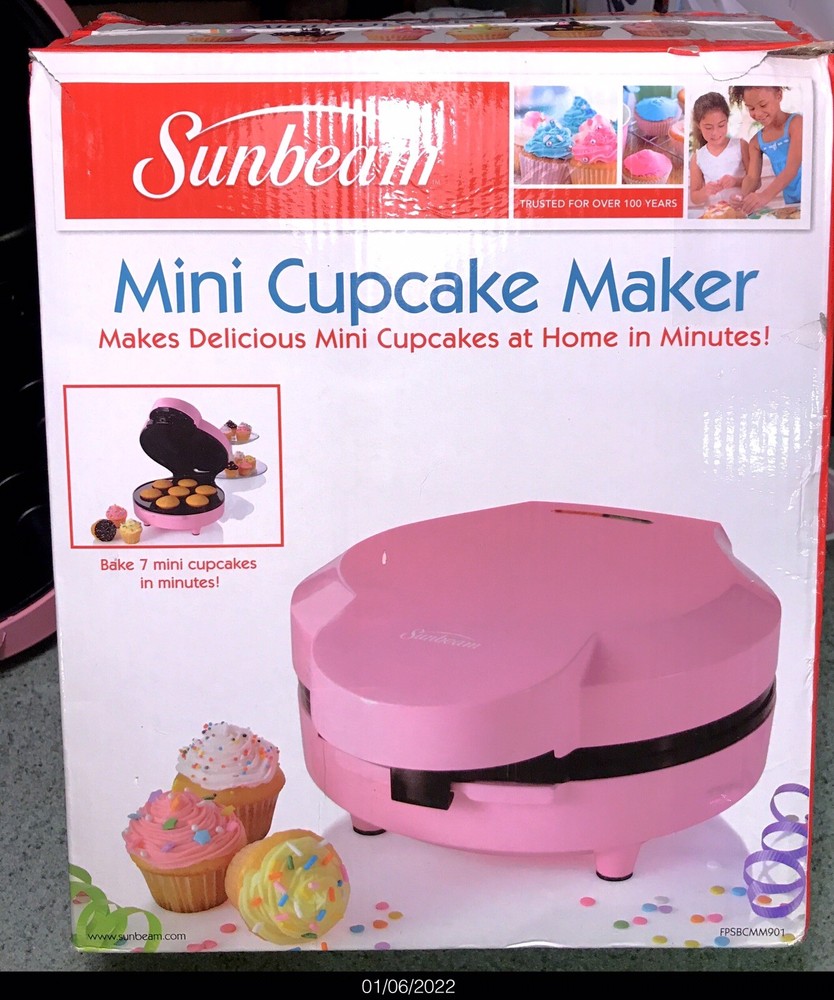 Sunbeam FPSBCMM901 Mini-Cupcake Maker Pink(TESTED)