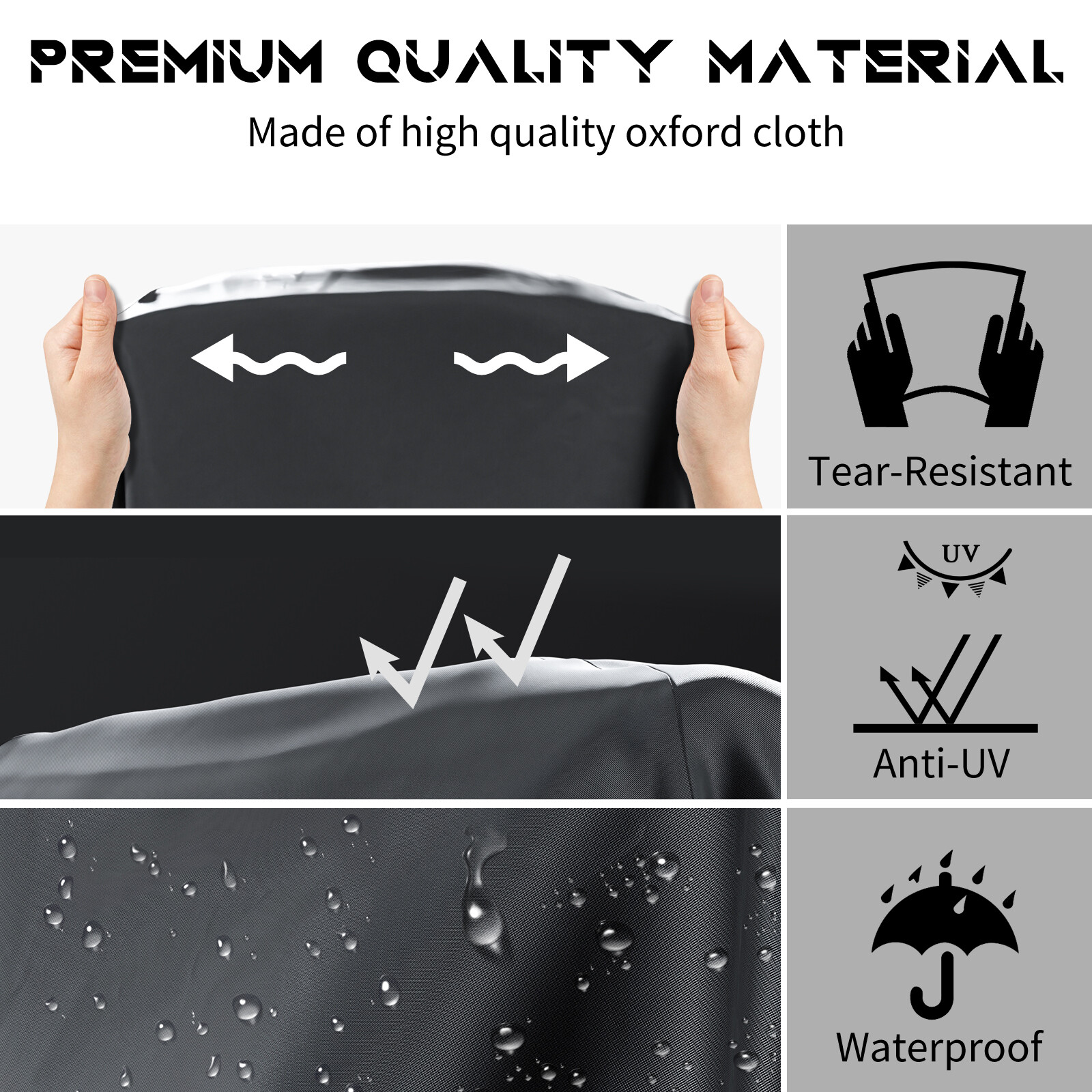 MOONCOOL Adult Tricycle Cover Trike Bike Cover Outdoor Storage Waterproof Dust