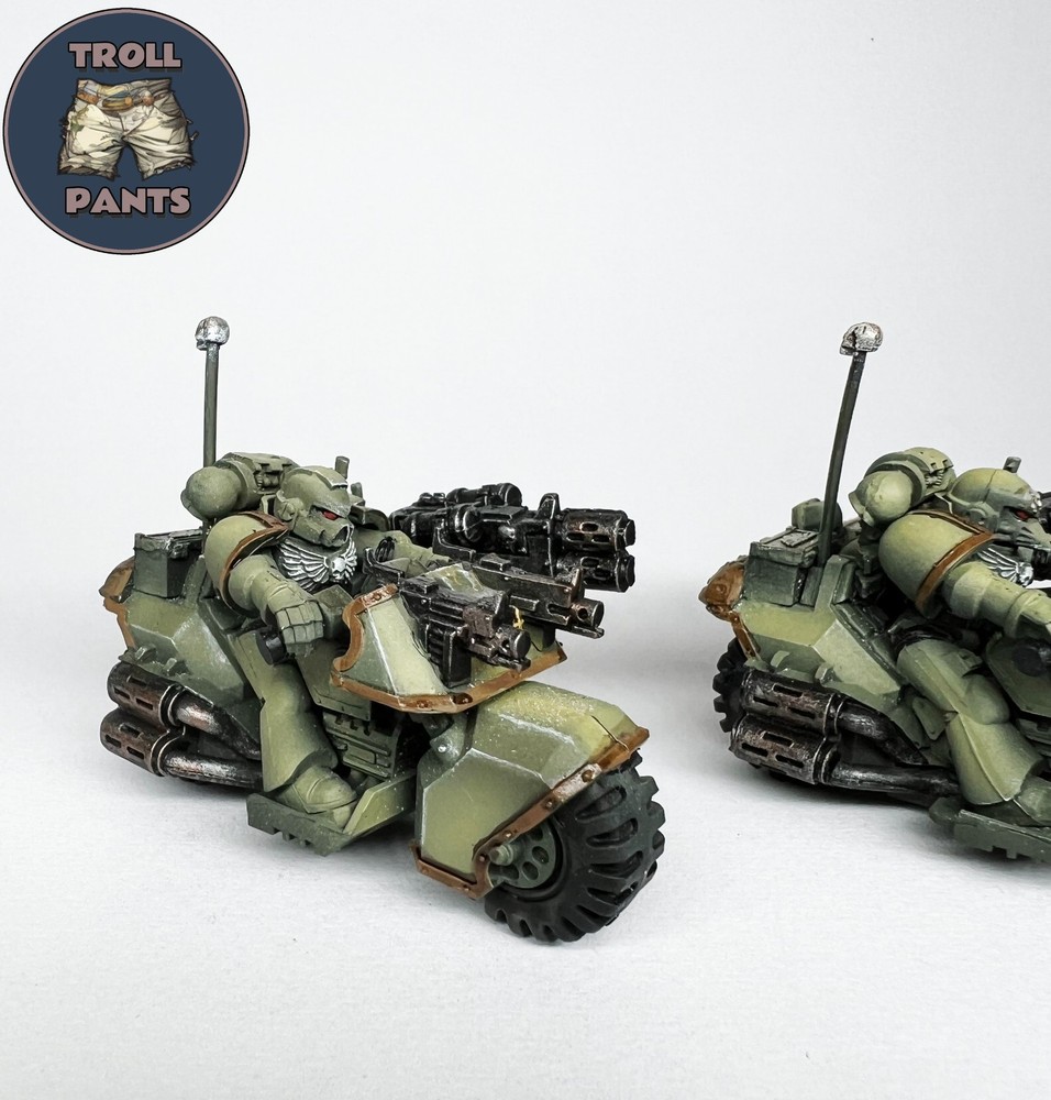 Warhammer 40k Dark Angels - Space Marines 2 Attack Bikes