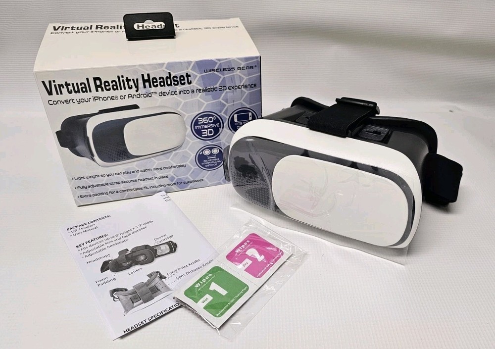 ESI - Virtual Reality Headset (holds cellphone) Never Used Includes shipping