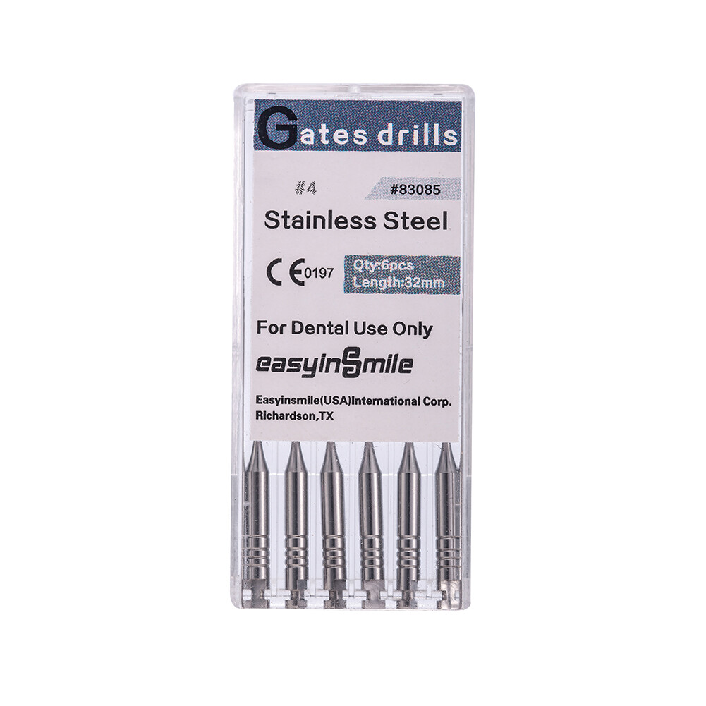 Dental Endo Pesso Reamers Gates Glidden Drills Spiral Burs Root Canal Drill #1-6