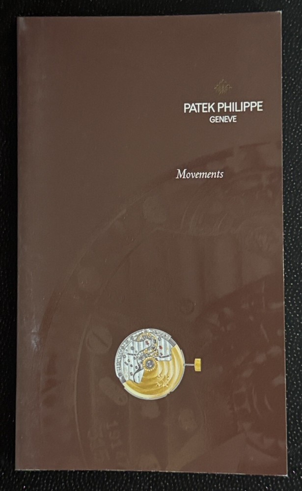 PATEK PHILIPPE LEATHER FOLDER with CERTIFICATE & MOVEMENTS BOOKLET & PAMPHLET