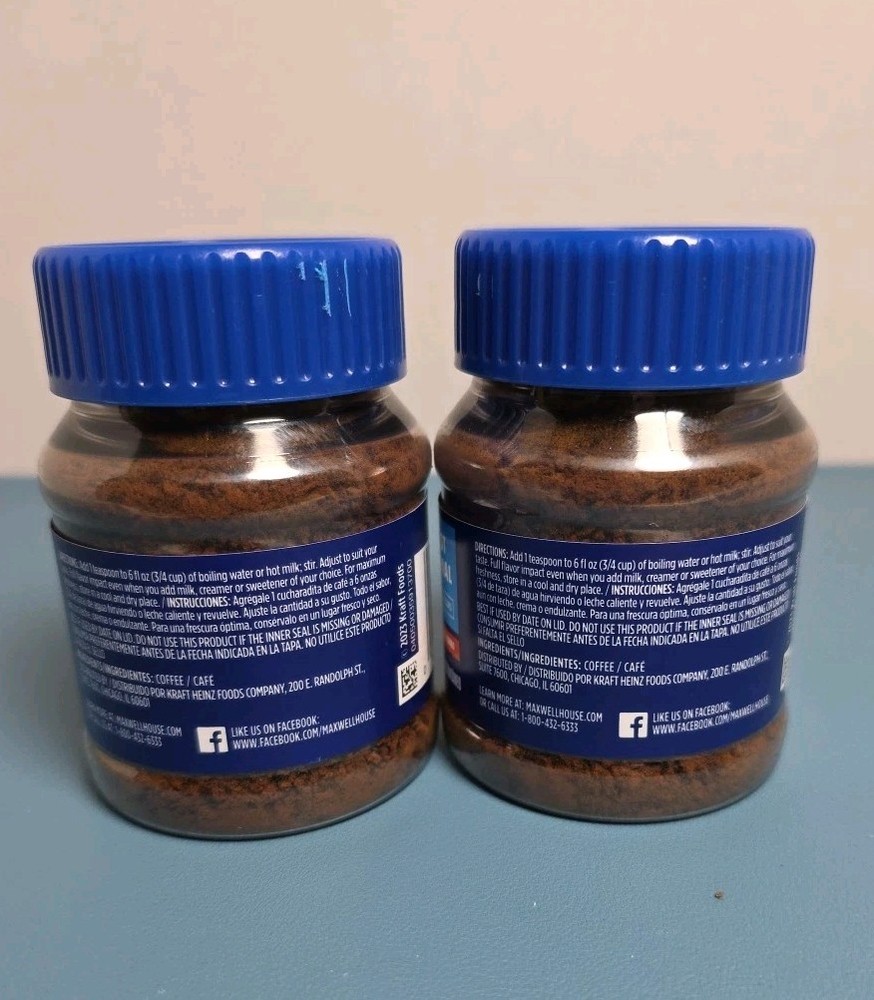 Maxwell House Original Medium Roast Instant Coffee-2 oz Jars 2 Pack