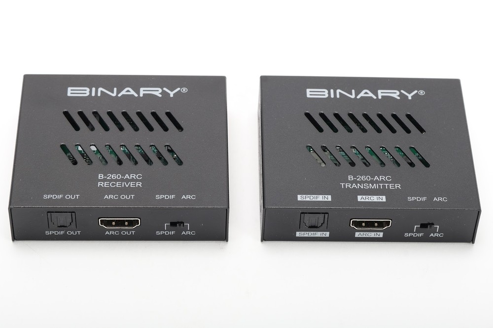 Binary B-260-ARC Audio Return Extender Transmitter and Receiver With Accessories