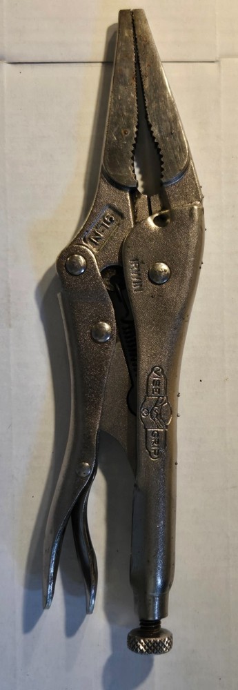 Irwin Long Nose Locking Pliers 9NL, Used