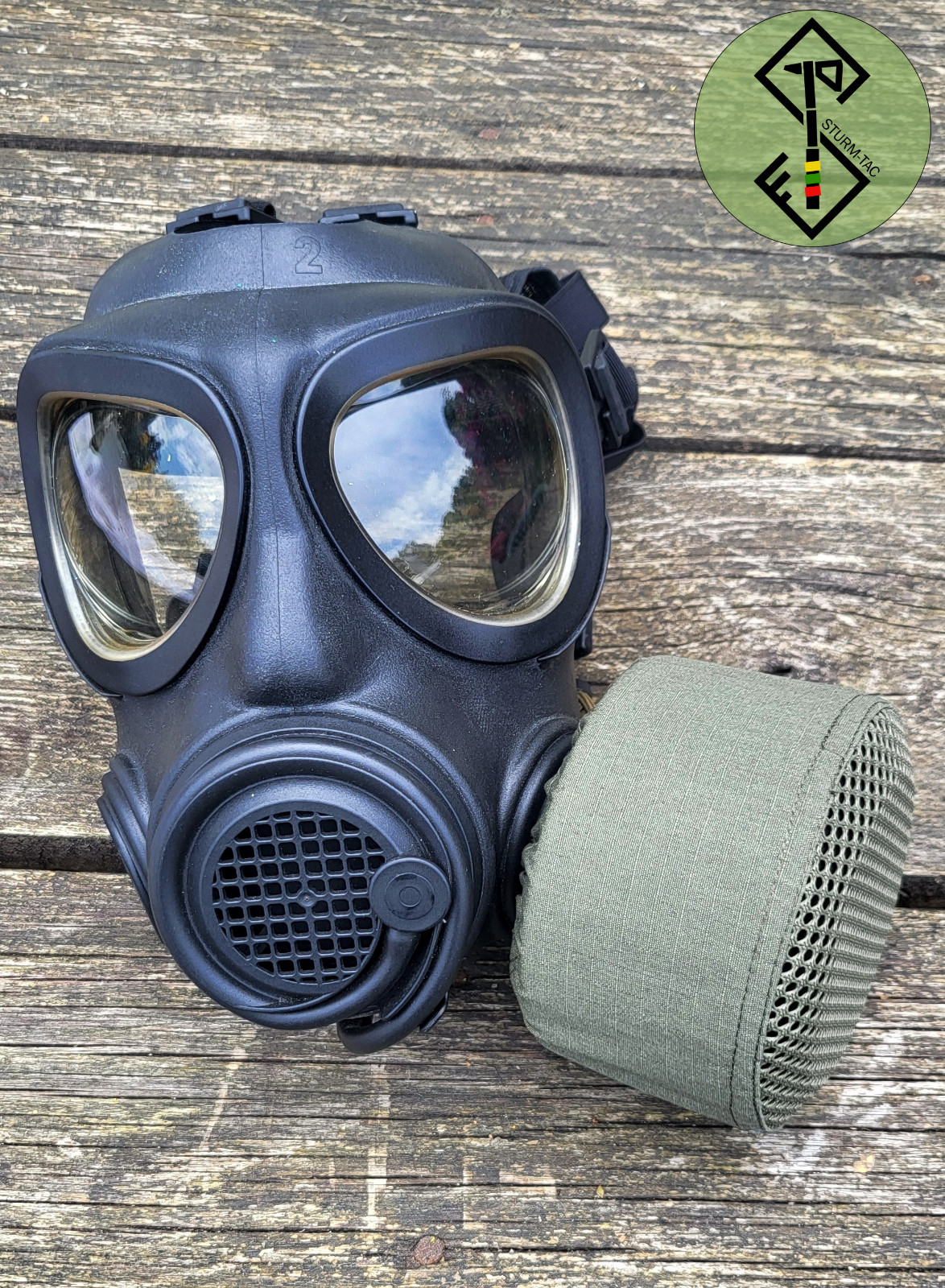 Gas Mask Filter Cover Ranger Green