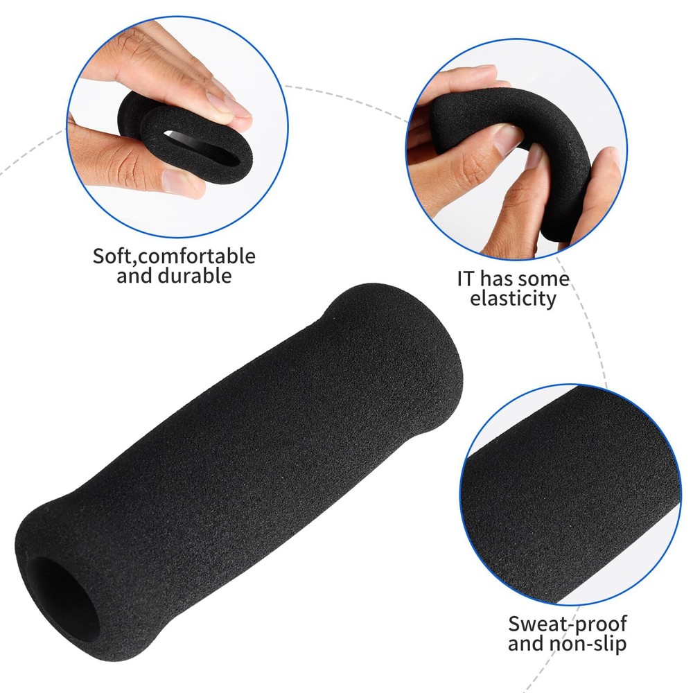 4Pcs Heavy Duty Foam Cane Handle Grip Replacement