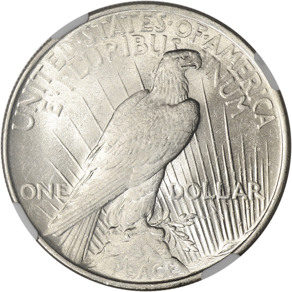 1924 US Peace Silver Dollar $1 - NGC Brilliant Uncirculated