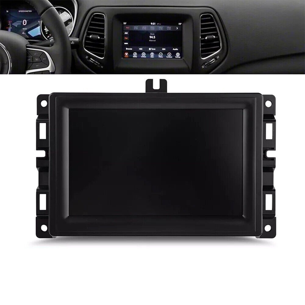 7" LCD Touch Screen w/ Frame For 2018-2020 Jeep Compass Radio Navigation Replace