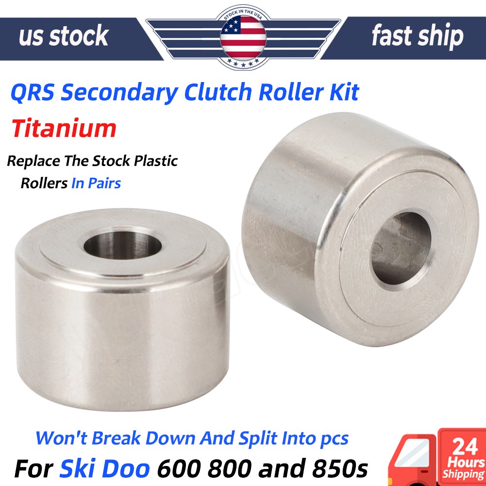 Titanium QRS Secondary Clutch Roller Kit For Ski Doo 600 800 and 850s Snowmobile