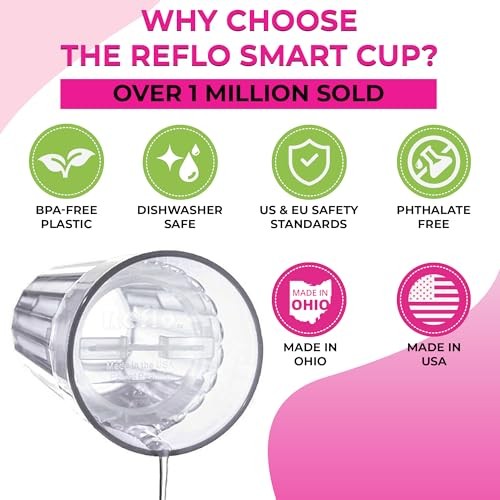 BUNDLE: Smart Cup (Clear 1-Pack) Open Training Cup, Toddler Cup, 1-Pack Clear