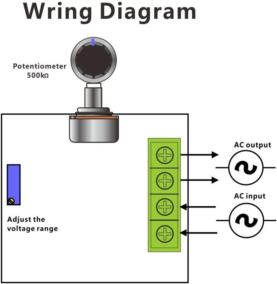 Adjustable 2000W Speed Regulator with LCD for Custom Voltage Settings - 50V-220V