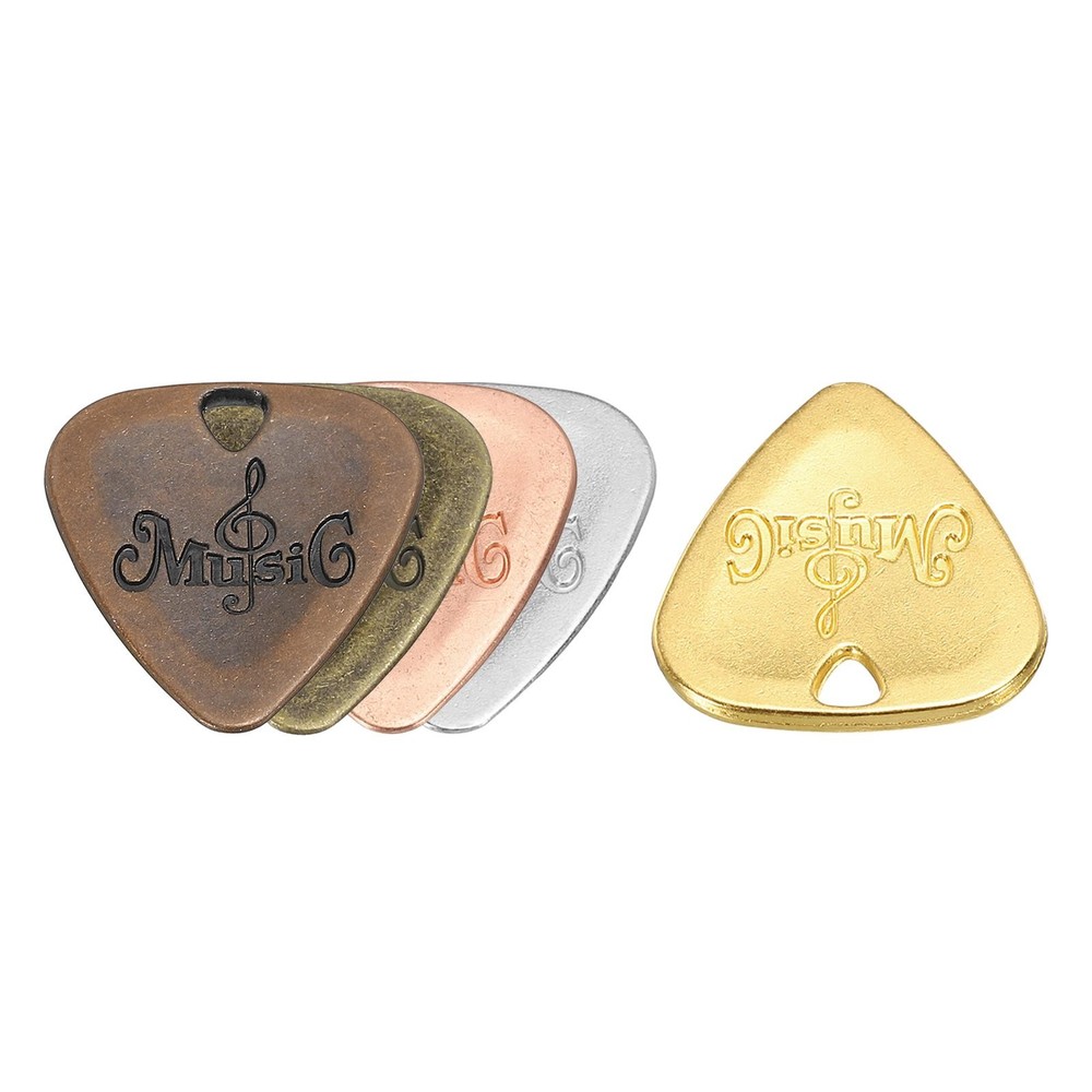 Pack of 10 Guitar Picks 2mm Metal Various Color for Guitar